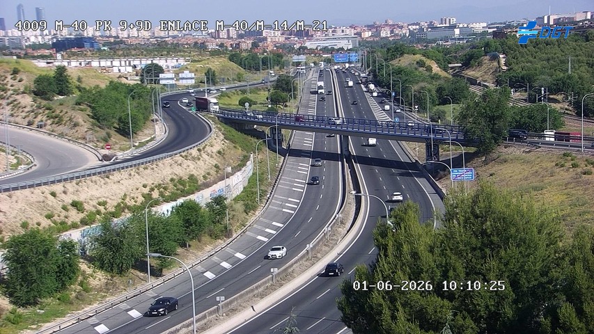 Madrid — M-40 km 10