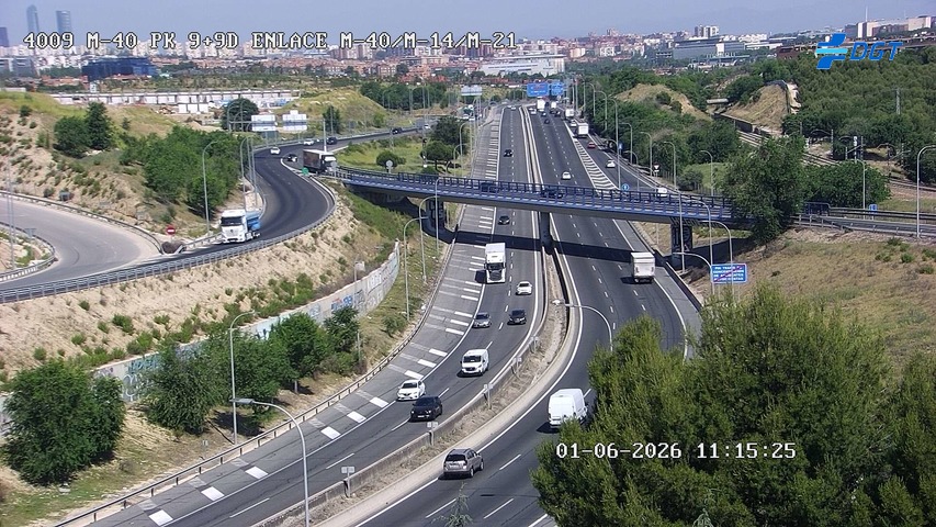 Madrid — M-40 km 10