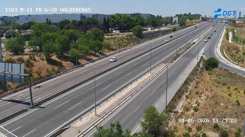 Madrid — M-11 km 6