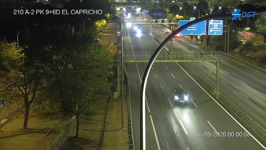 Cámara Carretera: A2 - Kilómetro: 9,4