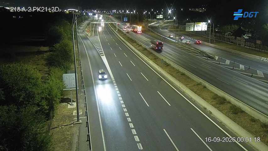 Carretera: A-2 - Cámara kilómetro: 21,2