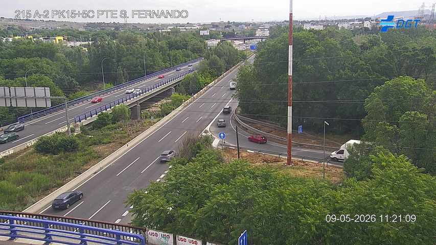 Cámara A-2 km 15.5 → BARCELONA