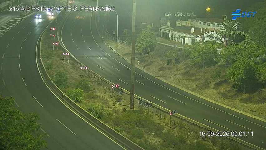 Carretera: A-2 - Kilómetro: 15,5
