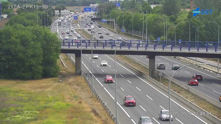 Cámara DGT A-2 PK 19.9 — A-2 km 19.9 → MADRID