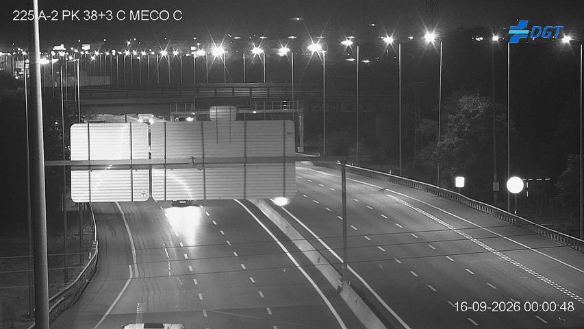 Cámara en zona Meco. Carretera: A-2 - Kilómetro: 38,3