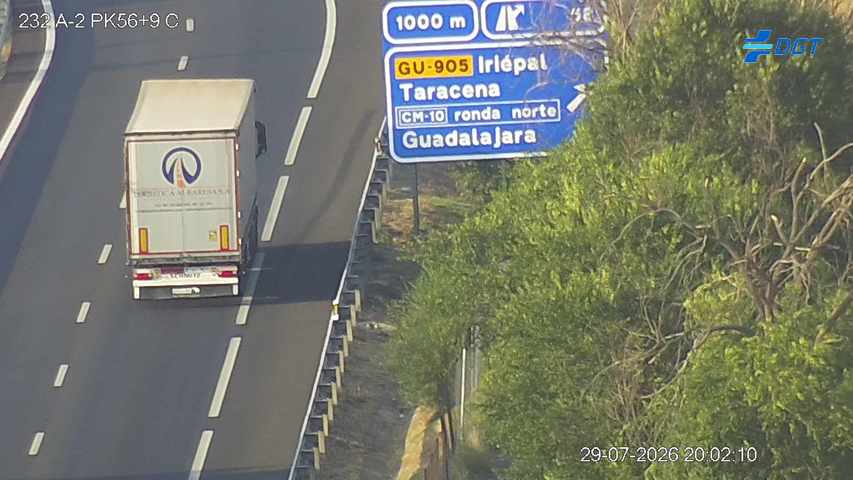 Cámara Taracena (Km 56.9)