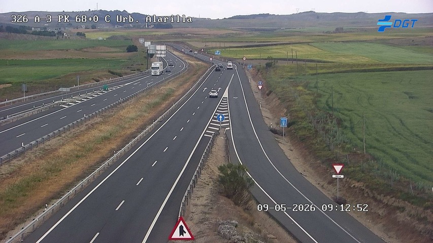 Cámara DGT A-3 PK 68 — A-3 km 68 → VALENCIA