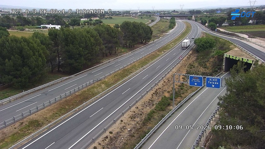 Cámara DGT A-3 PK 80.4 — A-3 km 80.4 → VALENCIA