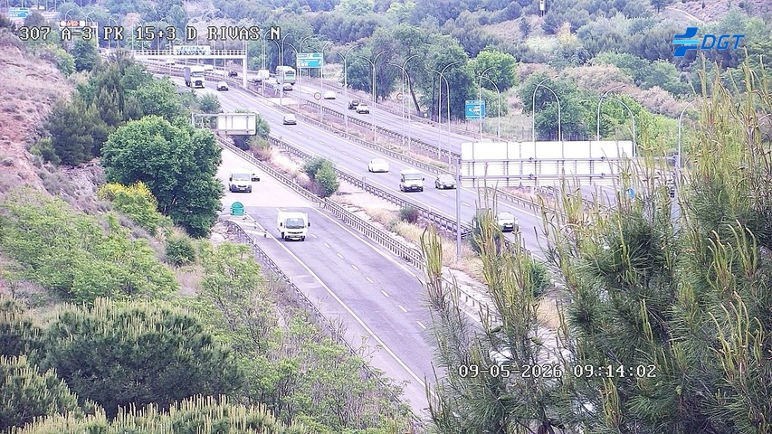 Cámara DGT A-3 PK 15.3 — A-3 km 15.3 → MADRID