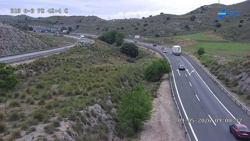Cámara DGT A-3 PK 42.4 — A-3 km 42.4 → VALENCIA