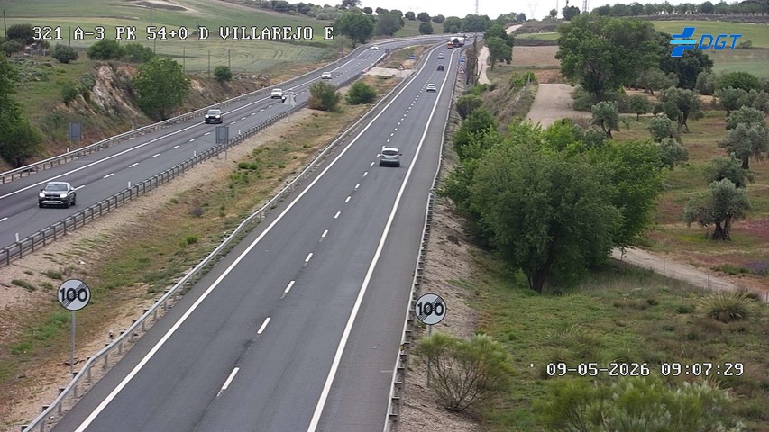 Cámara DGT A-3 PK 54 — A-3 km 54 → MADRID