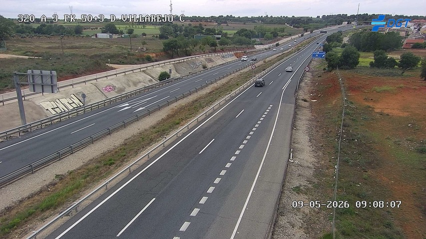Cámara DGT A-3 PK 50.3 — A-3 km 50.3 → MADRID