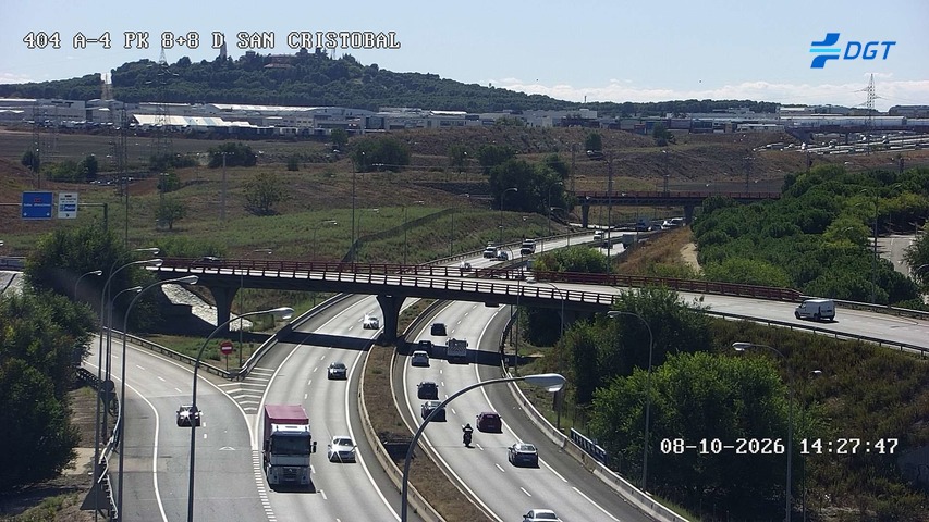 Cámara de tráfico en la A-4, km 8.8