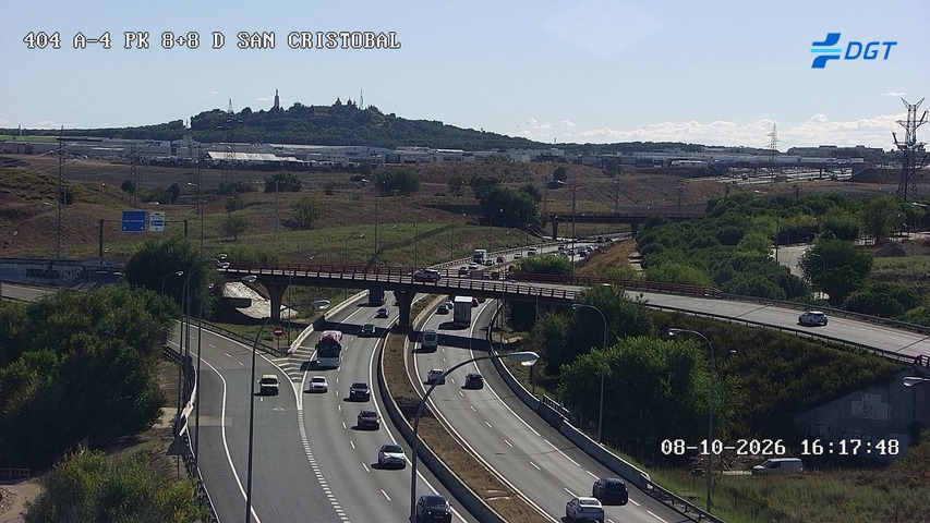 Cámara de tráfico en la A-4, km 8.8