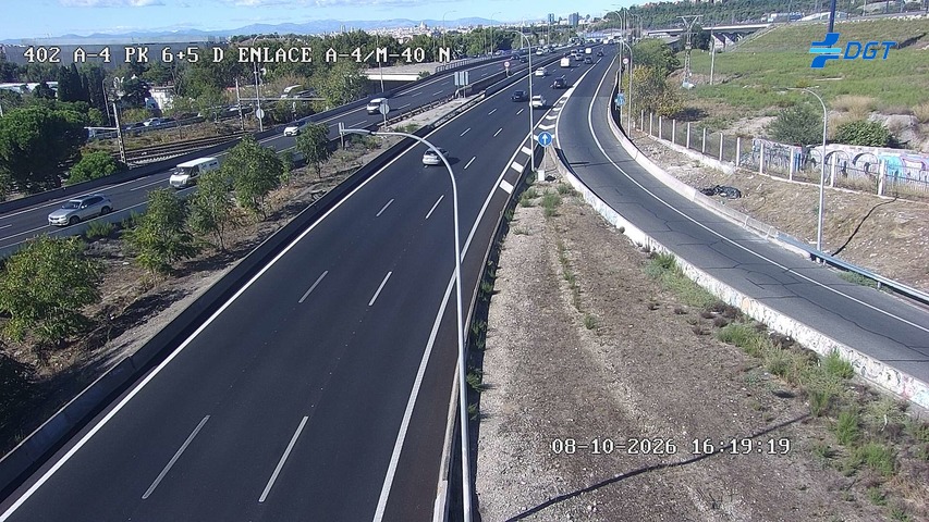 Cámara de tráfico en la A-4, km 6.5
