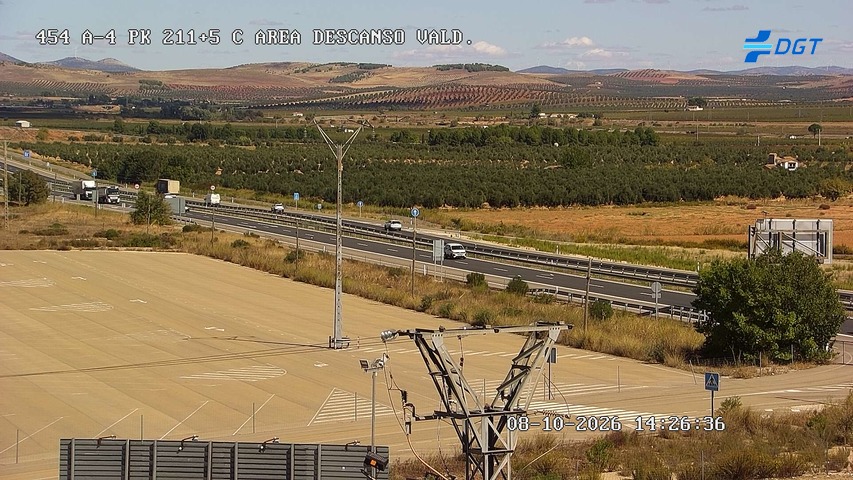 Cámara de tráfico en la A-4, km 211.5