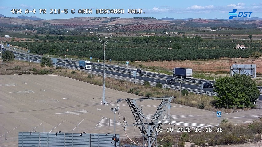 Cámara de tráfico en la A-4, km 211.5