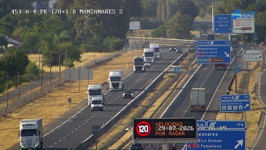 Cámara Valdepeñas Norte (Km 178.1)
