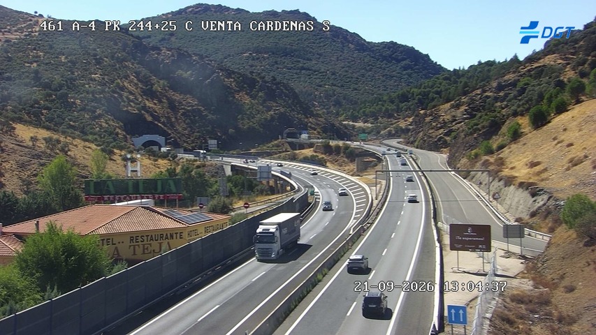 Cámara Despeñaperros Túneles (Km 244.2)