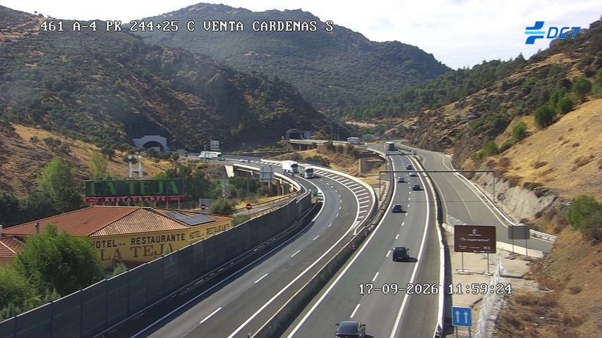Cámara Despeñaperros Túneles (Km 244.2)