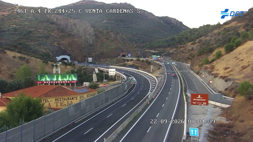 Cámara Despeñaperros Túneles (Km 244.2)