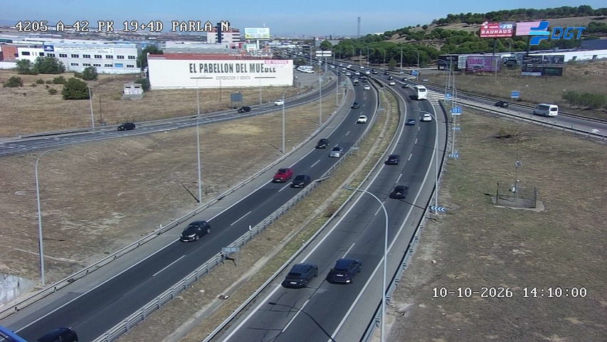 Cámara de tráfico en la A-42, km 19.4