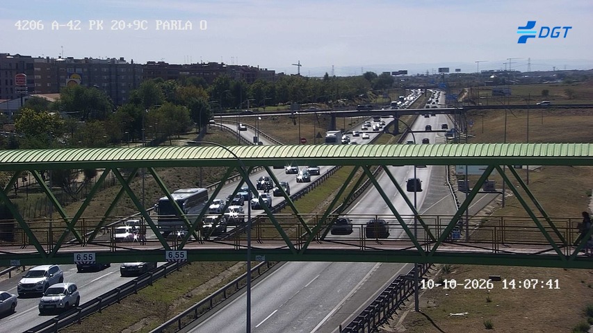 Cámara de tráfico en la A-42, km 20.9