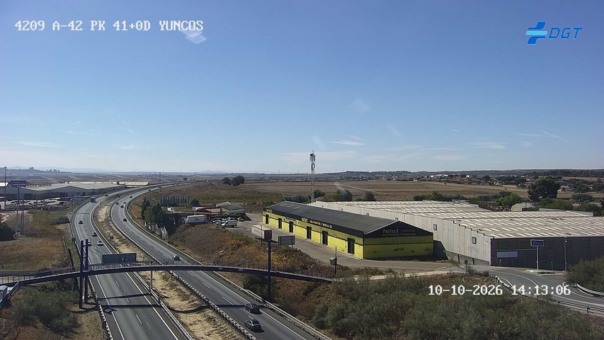 Cámara de tráfico en la A-42, km 41.0