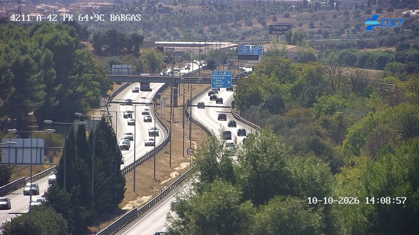 Cámara de tráfico en la A-42, km 64.9