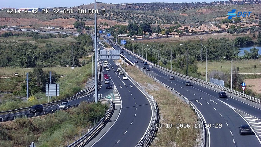 Cámara de tráfico en la A-42, km 72.65