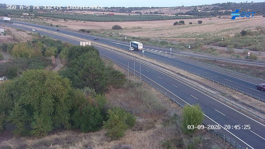 Cámara de tráfico A-5 Badajoz KM 332,7