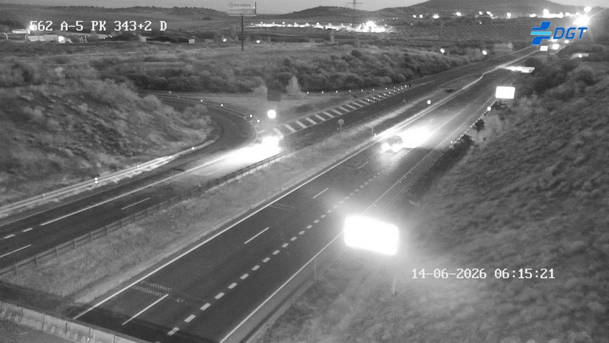 Cámara de tráfico A-5 Badajoz KM 343,2