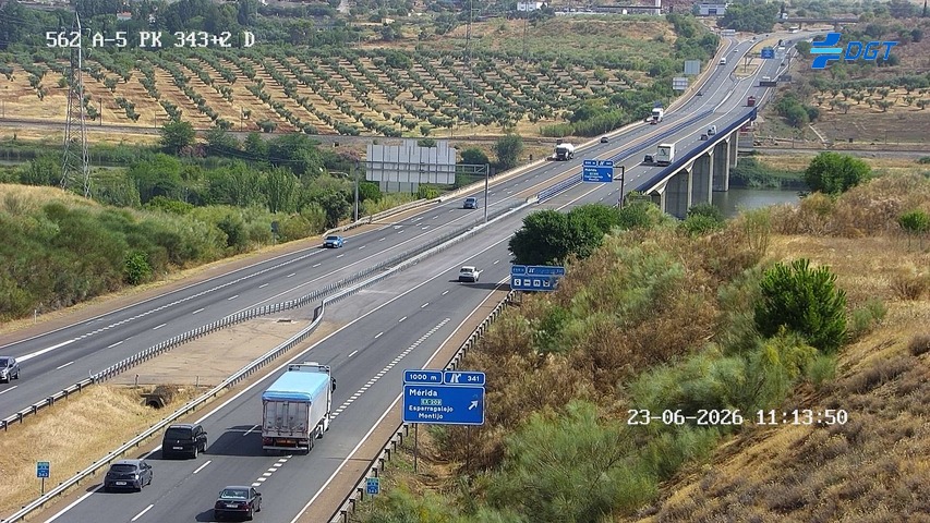 Cámara de tráfico A-5 Badajoz KM 343,2