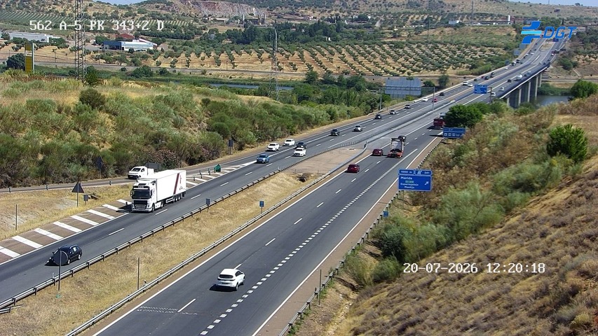 Cámara de tráfico A-5 Badajoz KM 343,2