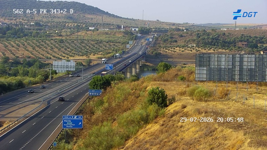 Cámara de tráfico A-5 Badajoz KM 343,2