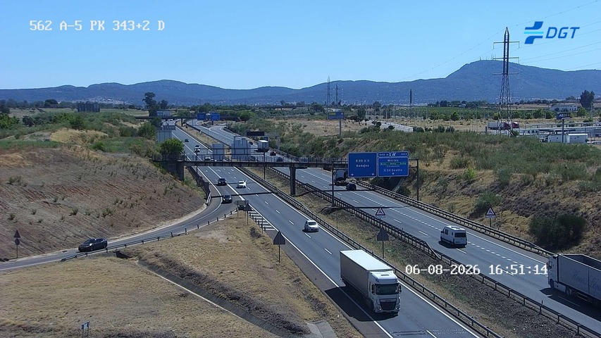 Cámara de tráfico A-5 Badajoz KM 343,2
