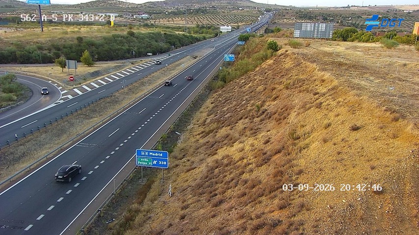 Cámara de tráfico A-5 Badajoz KM 343,2