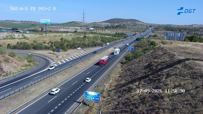 Cámara de tráfico A-5 Badajoz KM 343,2