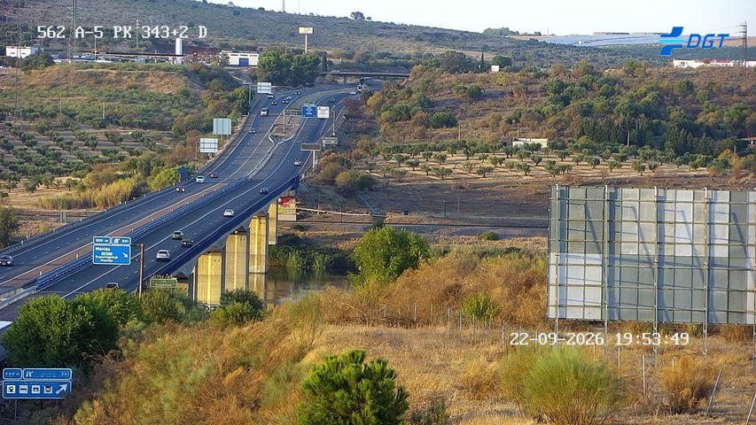 Cámara de tráfico A-5 Badajoz KM 343,2