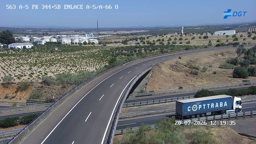 Cámara de tráfico A-5 Badajoz KM 344,5
