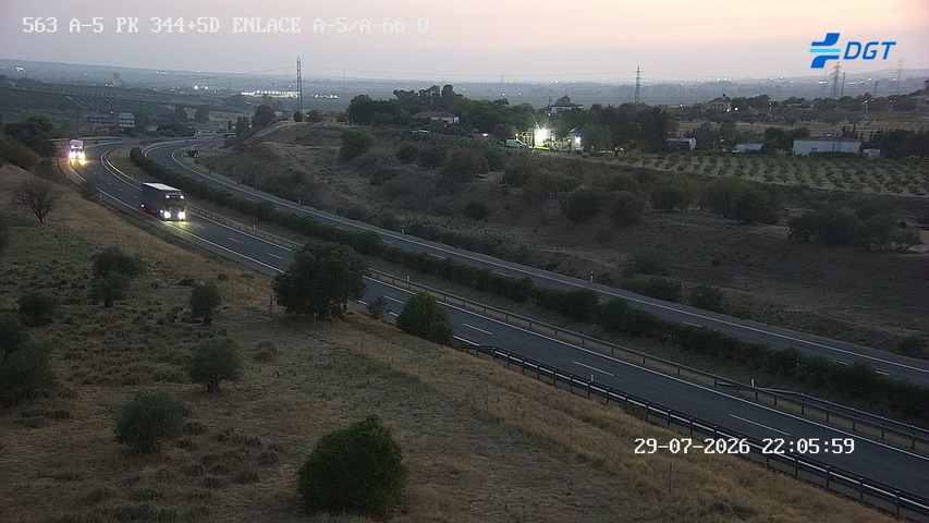Cámara de tráfico A-5 Badajoz KM 344,5