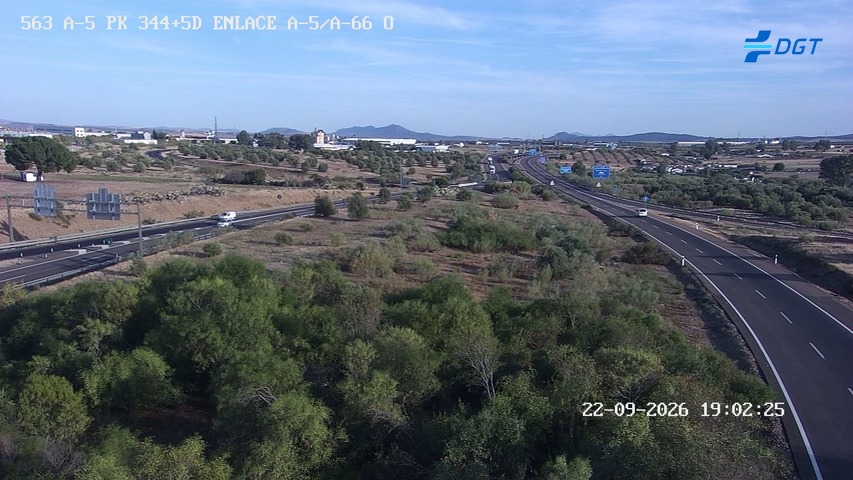 Cámara de tráfico A-5 Badajoz KM 344,5
