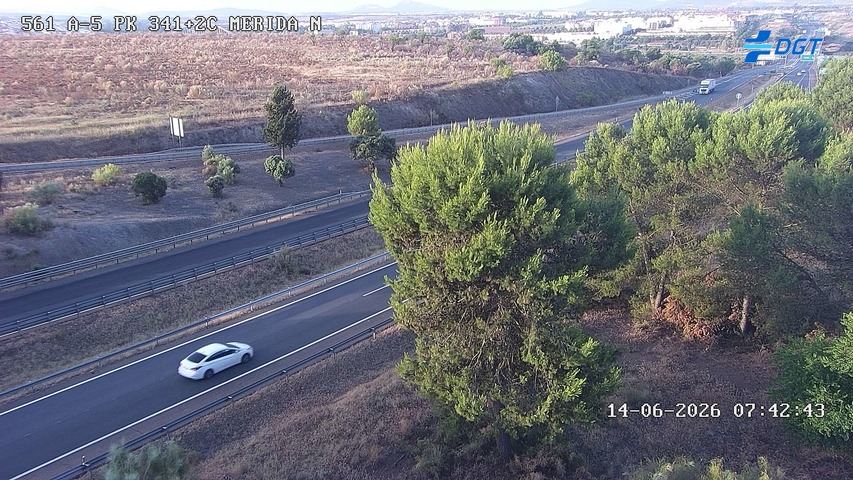 Cámara de tráfico A-5 Badajoz KM 341,2