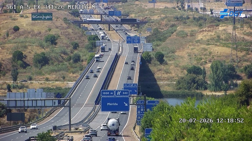 Cámara de tráfico A-5 Badajoz KM 341,2