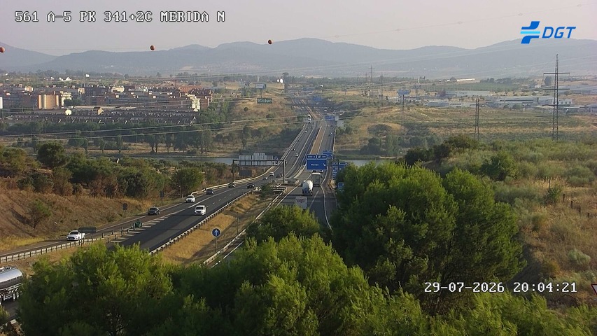 Cámara de tráfico A-5 Badajoz KM 341,2