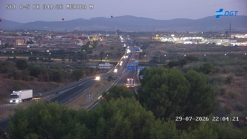 Cámara de tráfico A-5 Badajoz KM 341,2