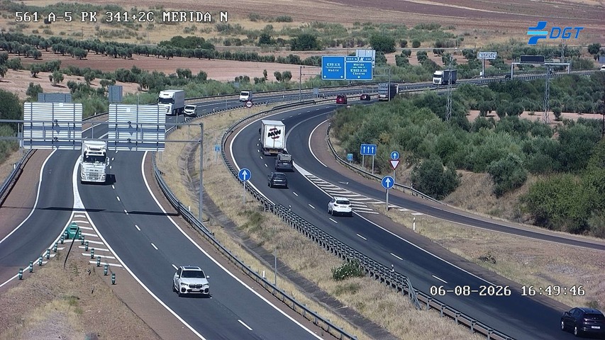 Cámara de tráfico A-5 Badajoz KM 341,2