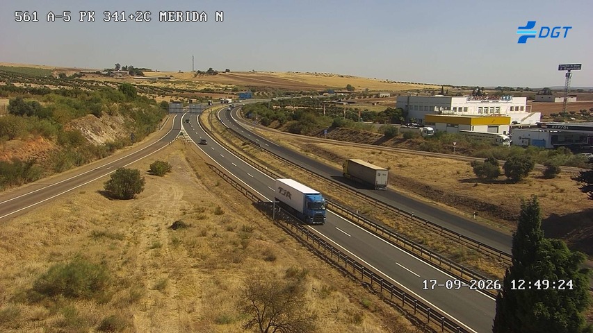 Cámara de tráfico A-5 Badajoz KM 341,2