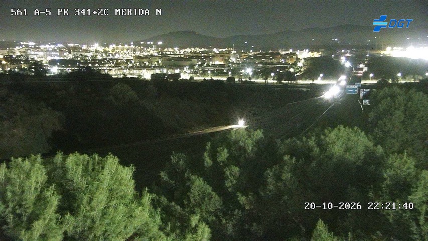Cámara de tráfico A-5 Badajoz KM 341,2