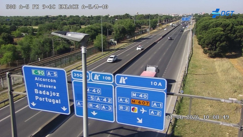 Madrid — A-5 km 10